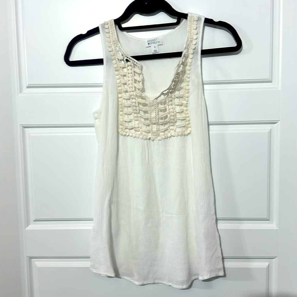 MARKET & SPRUCE. Nova Crochet Detailed Tunic size M